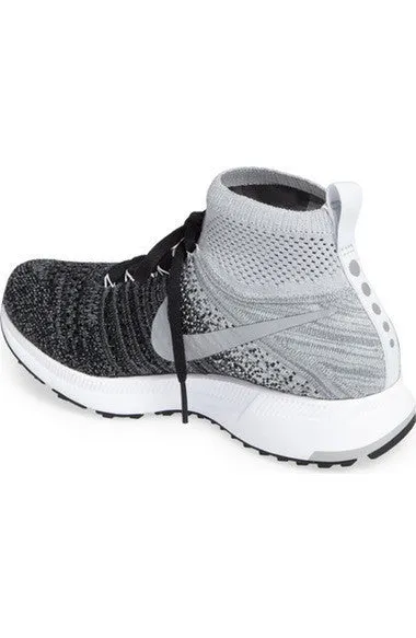 AIR ZOOM PEGASUS ALL OUT FLYKNIT RUNNING SHOE (BIG KID)