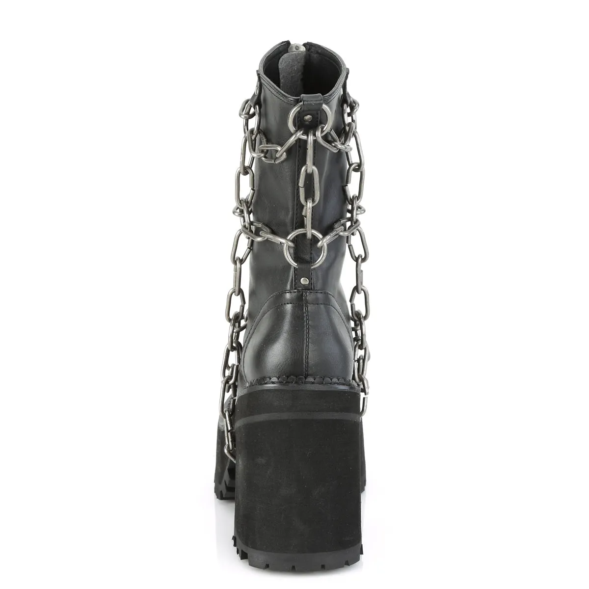 ASSAULT-66 Demoniacult Alternative Footwear Women's Chunky Platform Ankle Boots