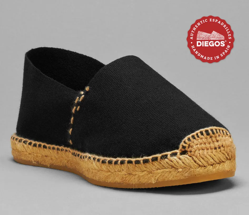 Black espadrilles