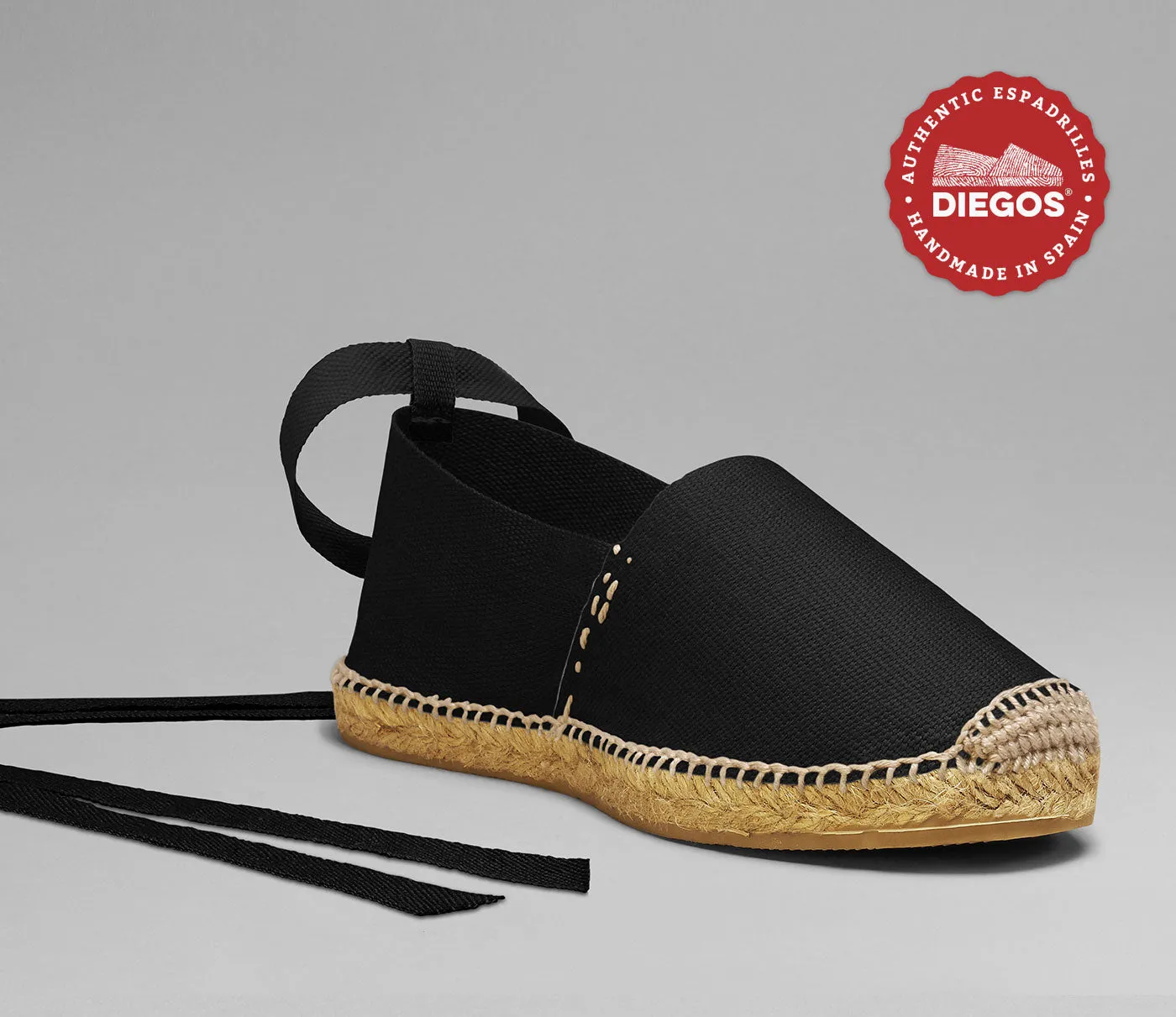 Black espadrilles