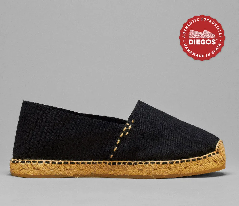 Black espadrilles