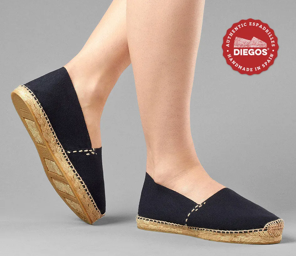 Black espadrilles