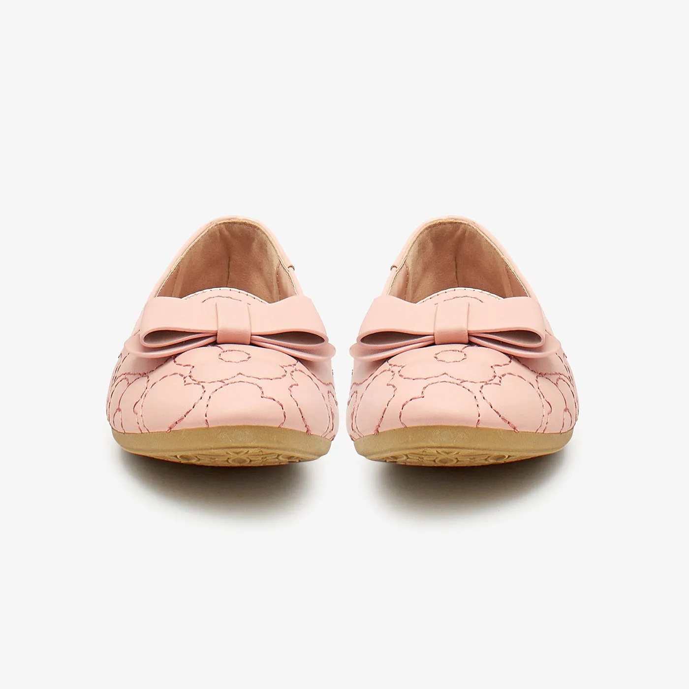 Bowed Girls Pumps