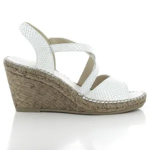 Calzanor 1922 White Slingback Espadrilles