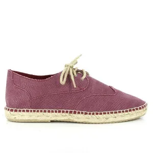 Calzanor 1982 Burgundy Lace-Up Espadrilles