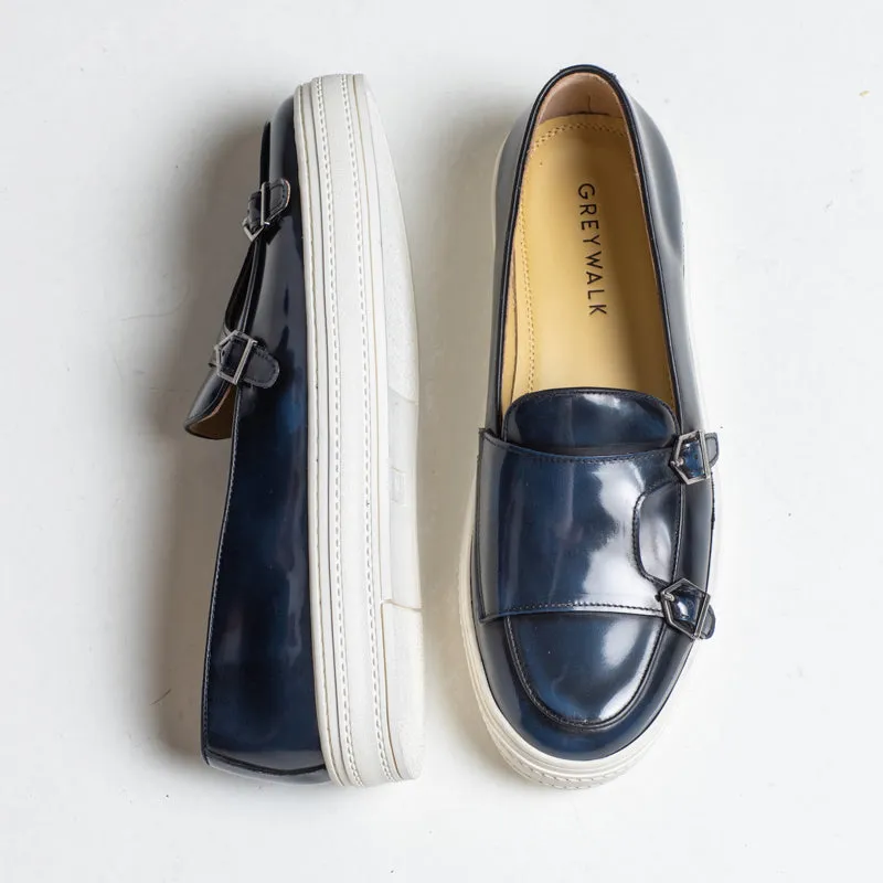 Casper Monk Style Loafer  - Blue