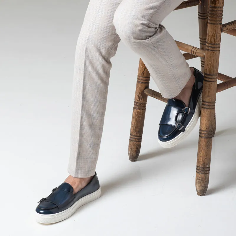 Casper Monk Style Loafer  - Blue