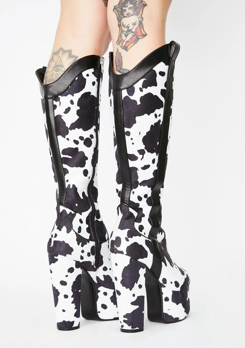 Cowgirl Platform Boots