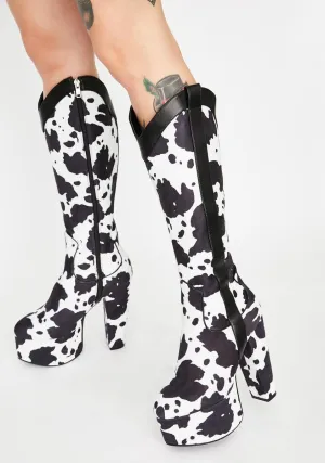Cowgirl Platform Boots