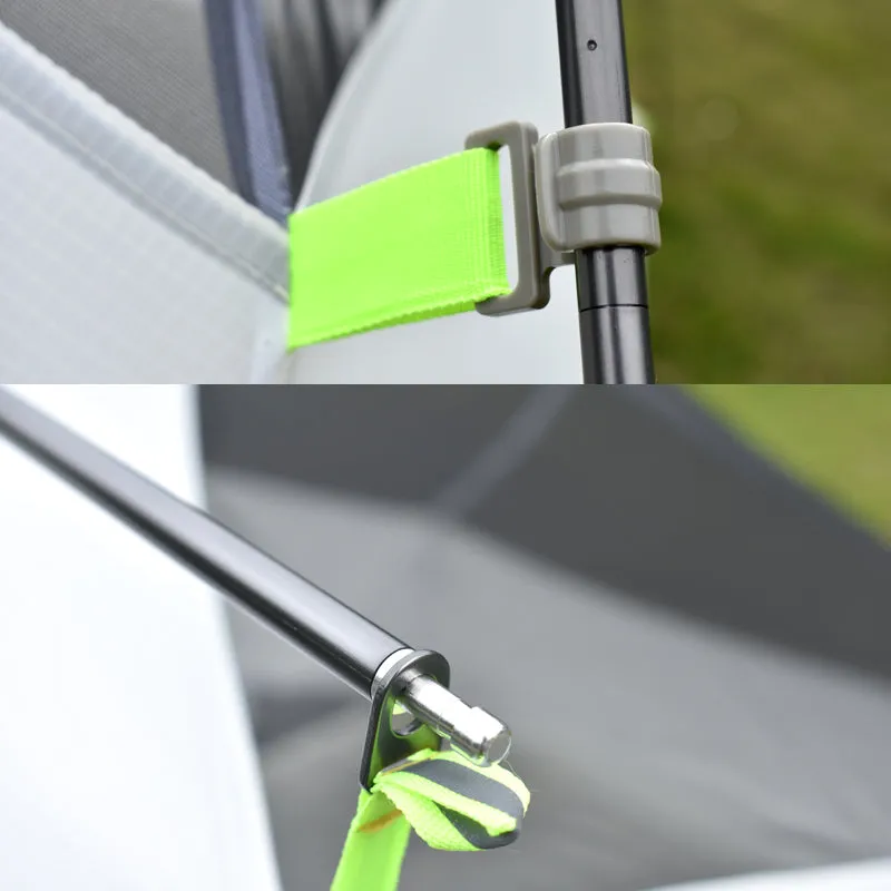 Double Layer Anti-storm Four Seasons Aluminum Pole Tent