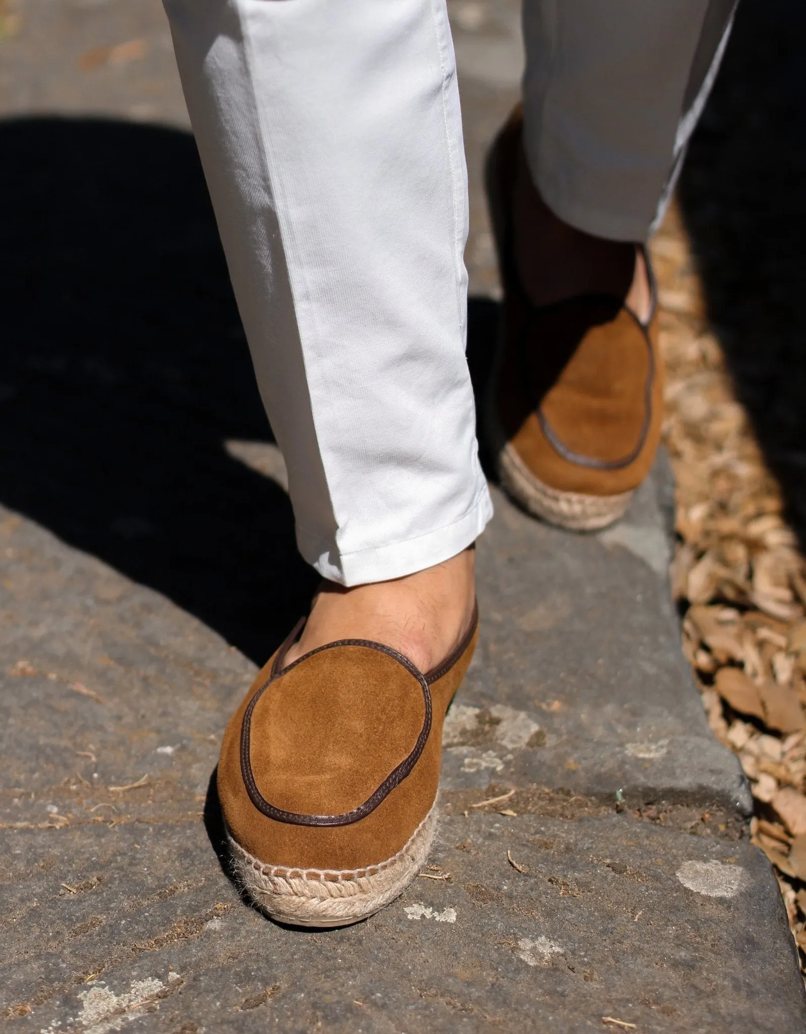 Espadrilles Belgian Loafer Style Terra Suede