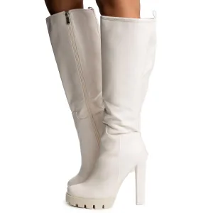 Faithful Chunky Platform Heel Boots