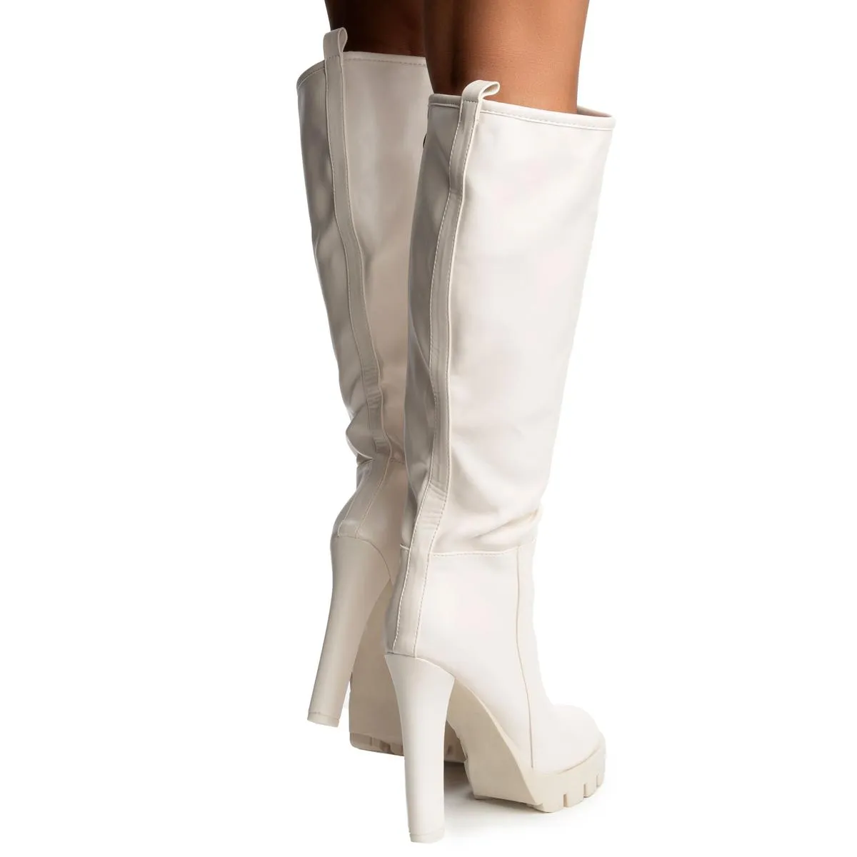 Faithful Chunky Platform Heel Boots