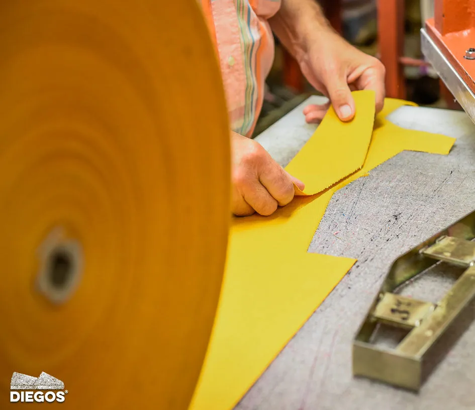 Golden amber espadrilles