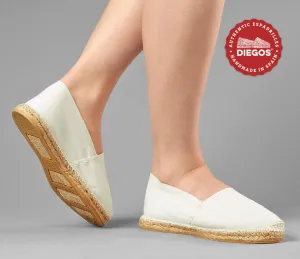 Ivory espadrilles