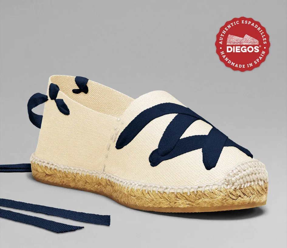 Ivory white classic espadrilles