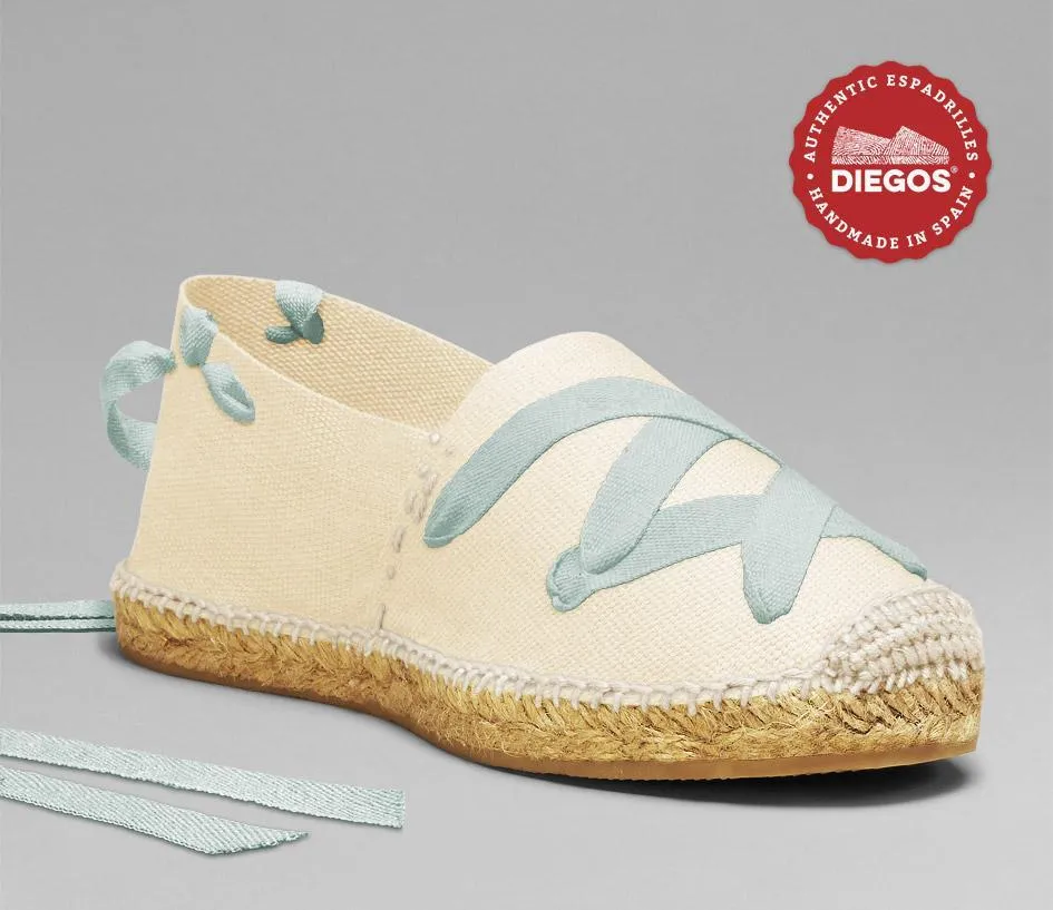 Ivory white classic espadrilles