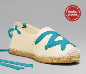 Ivory white classic espadrilles