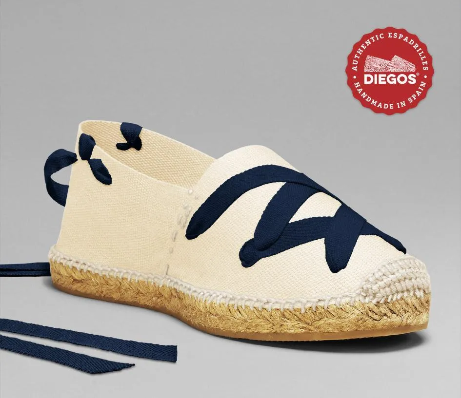 Ivory white classic espadrilles