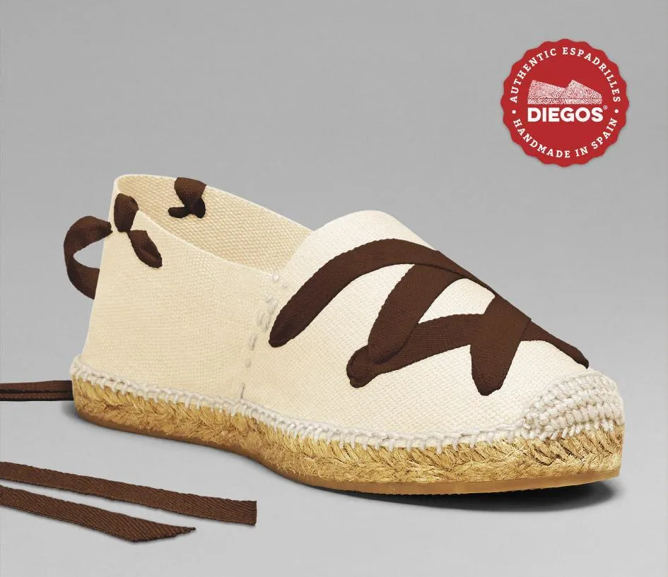 Ivory white classic espadrilles