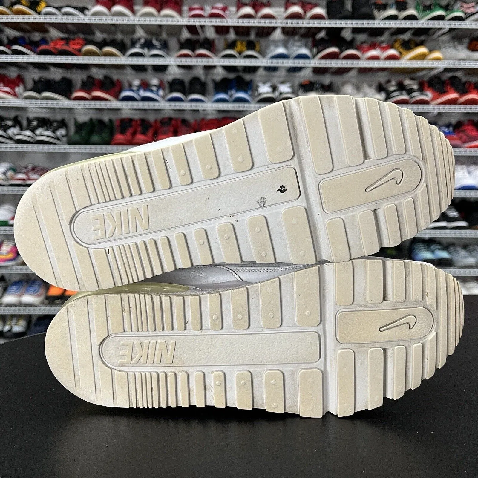 Nike Air Max Wright Running Shoes Triple White 317551-111 Men's Size 9