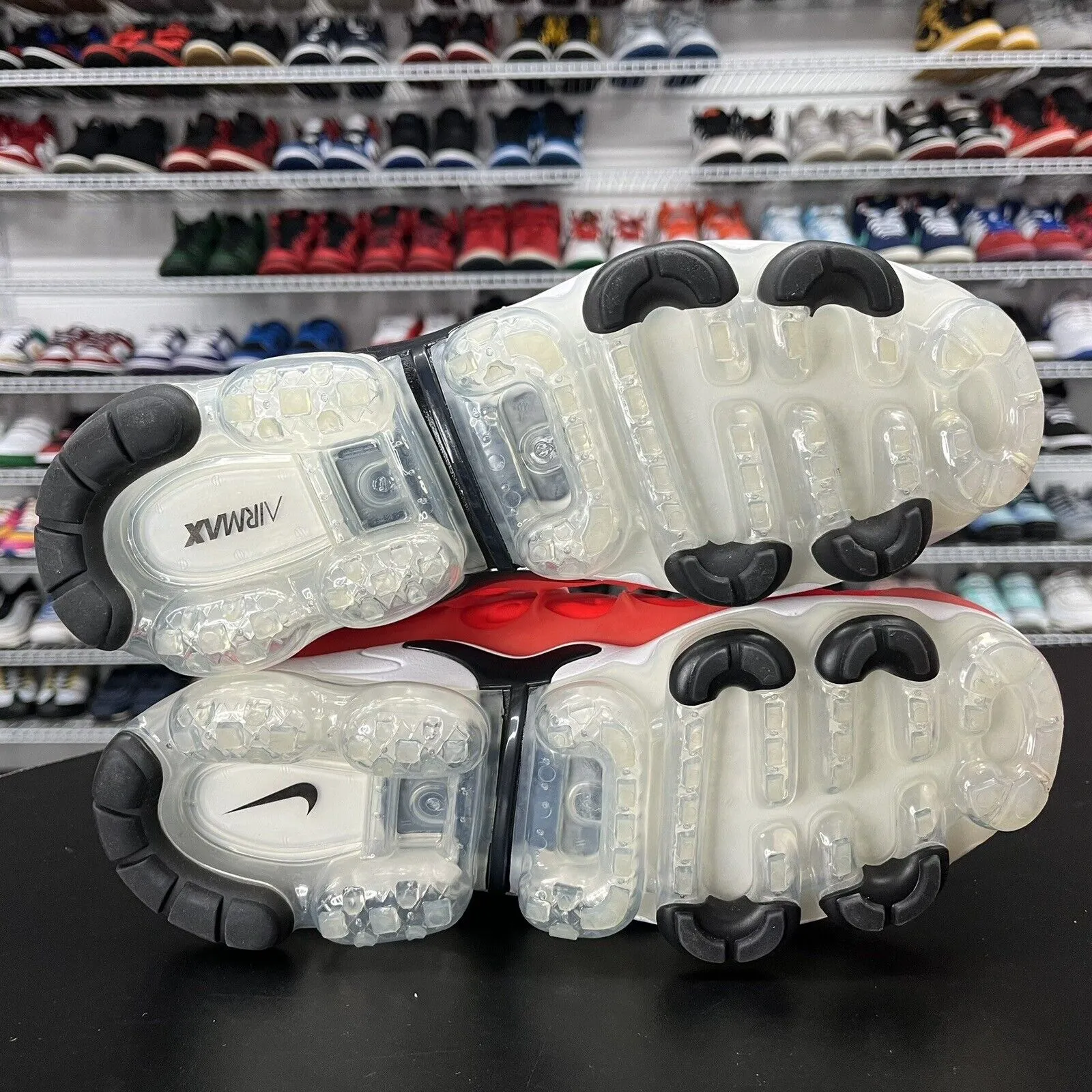 Nike Air Vapormax Plus Shoes Bright Crimson 924453-602 Men's Size 10 With Box