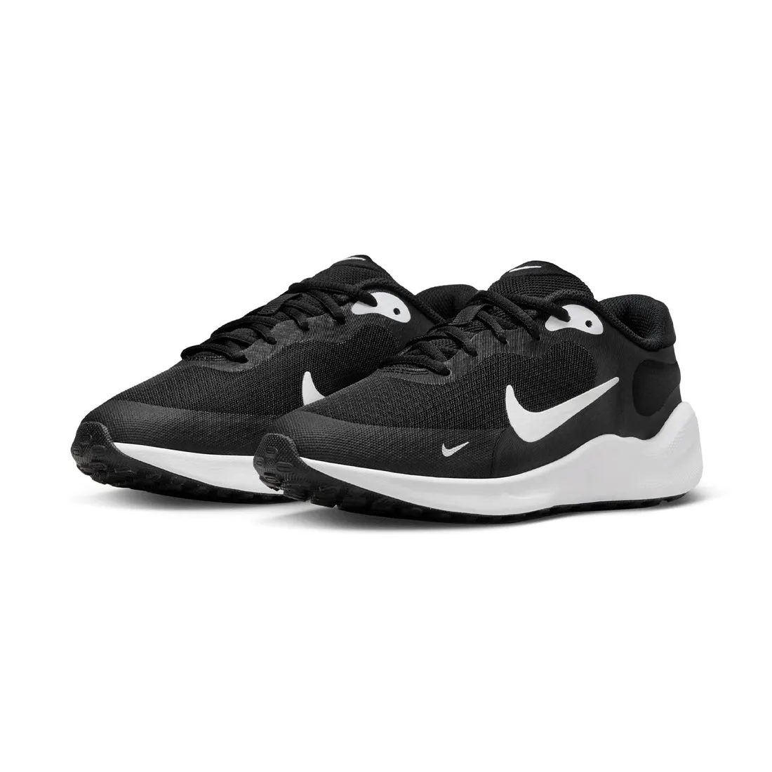 Nike Revolution 7 Junior Running Shoes Black White
