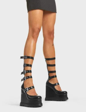 No Good Chunky Platform Calf Boots