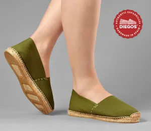 olive green espadrilles
