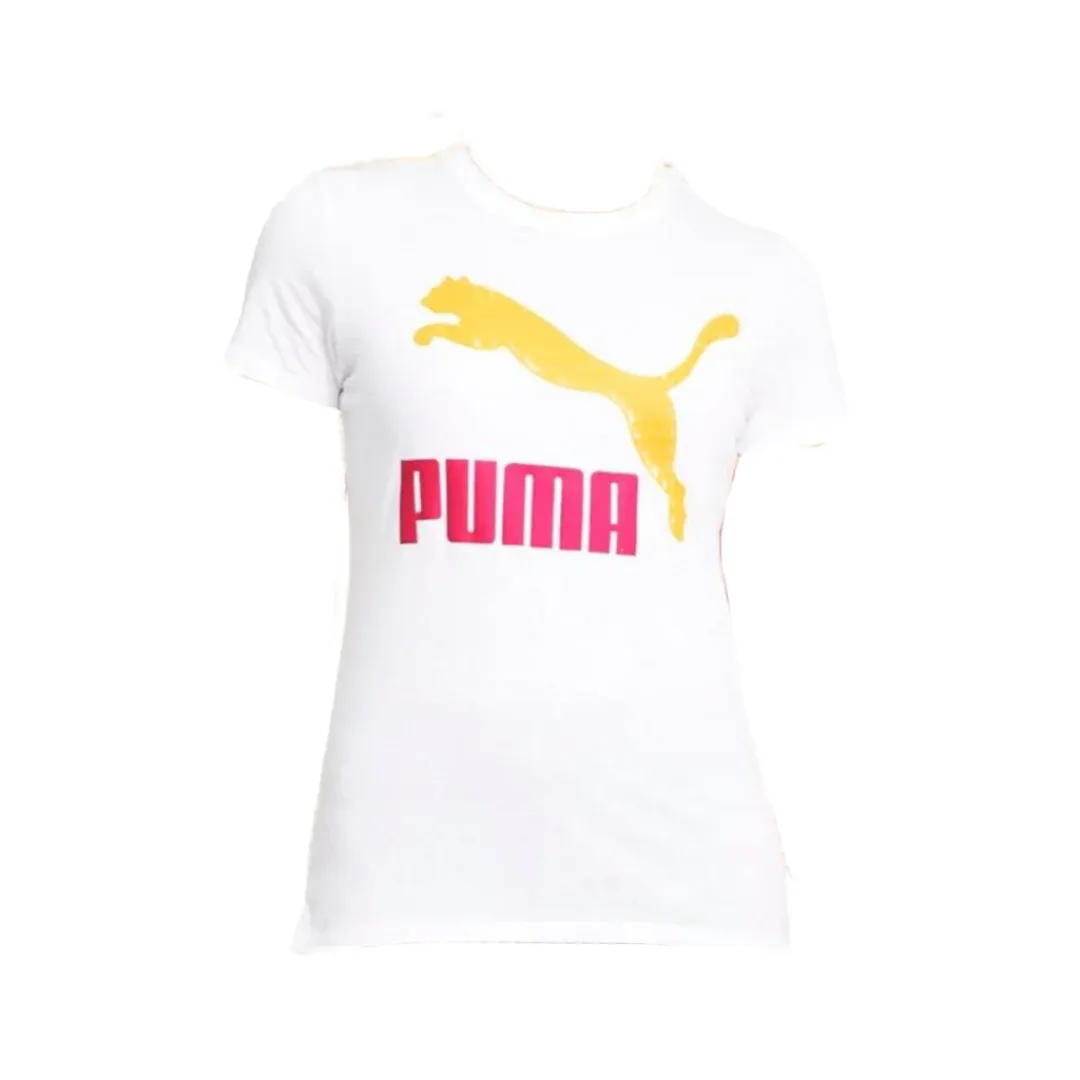 Puma Classics Logo Tee - White