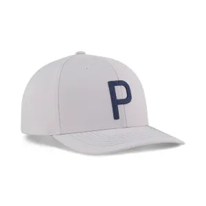 Puma Mens Ash Grey/Deep Navy Heritage P Snapback