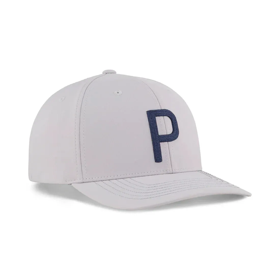 Puma Mens Ash Grey/Deep Navy Heritage P Snapback