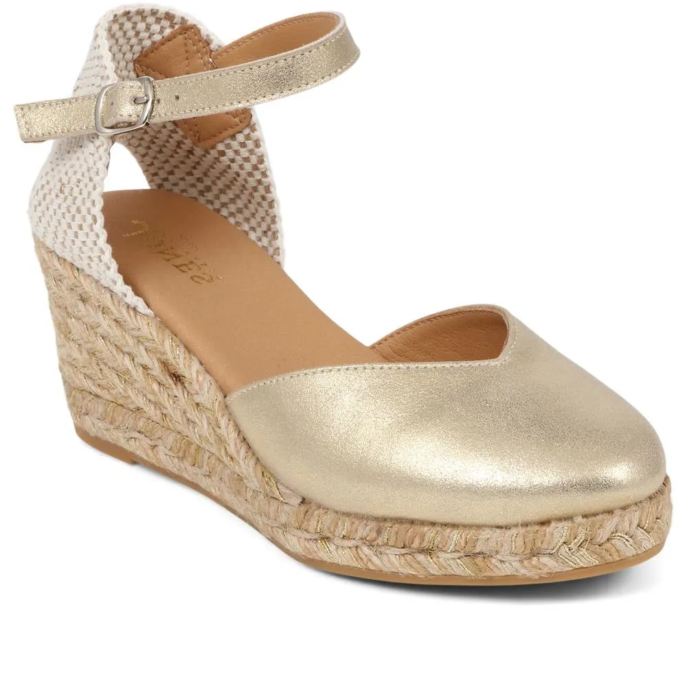 Rosina Leather Espadrilles  - ROSINA / 325 424