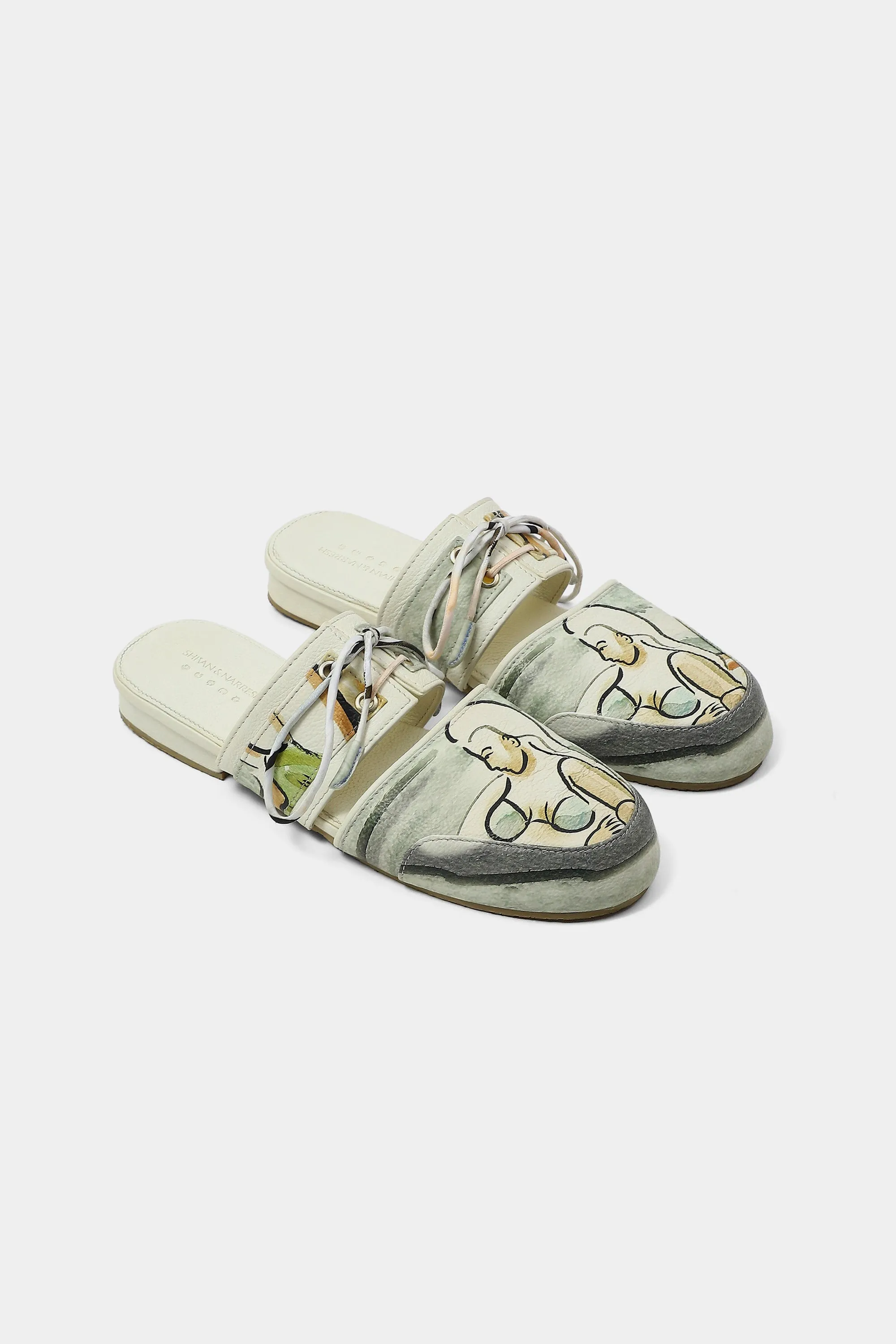 Saun Laced Mules