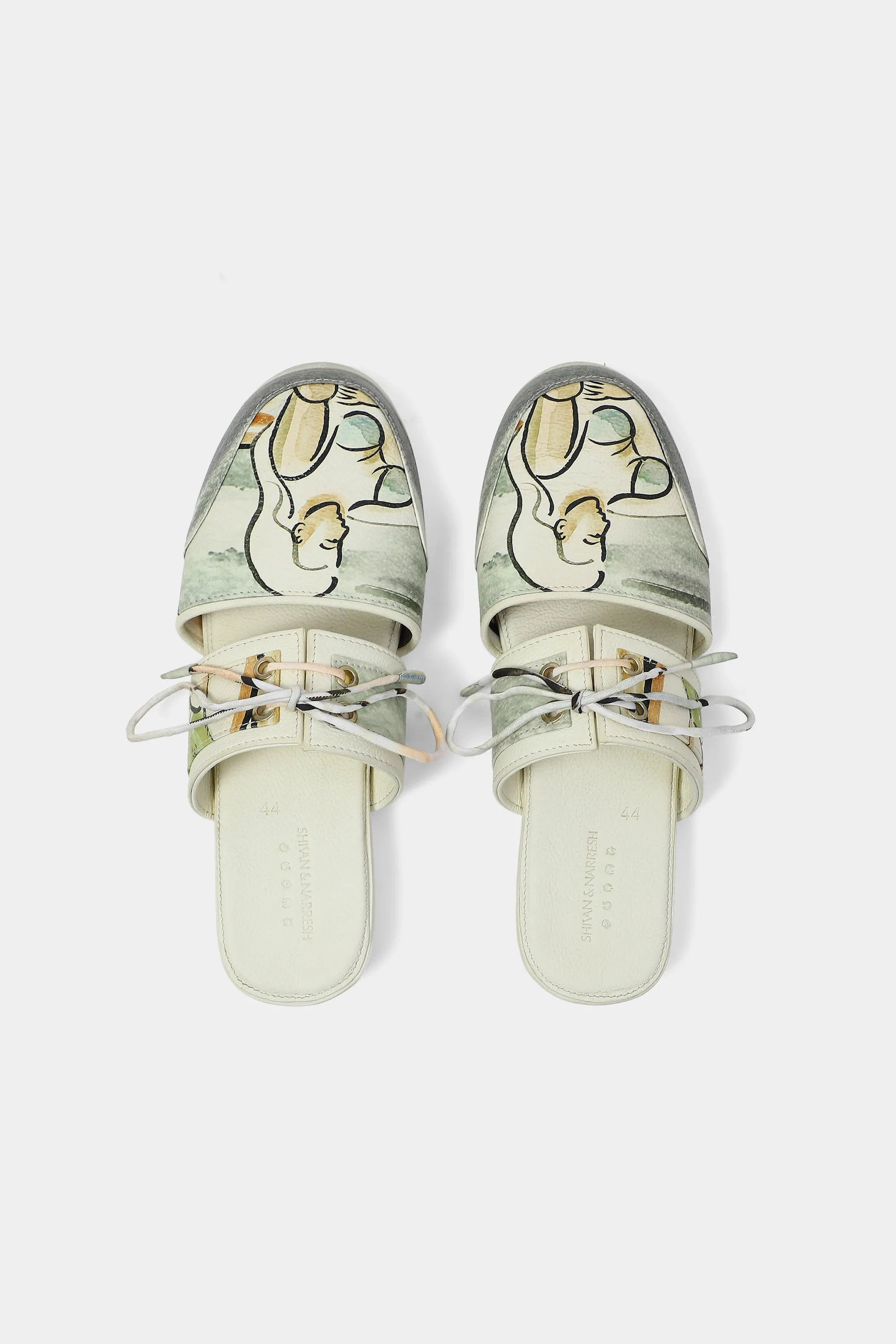 Saun Laced Mules