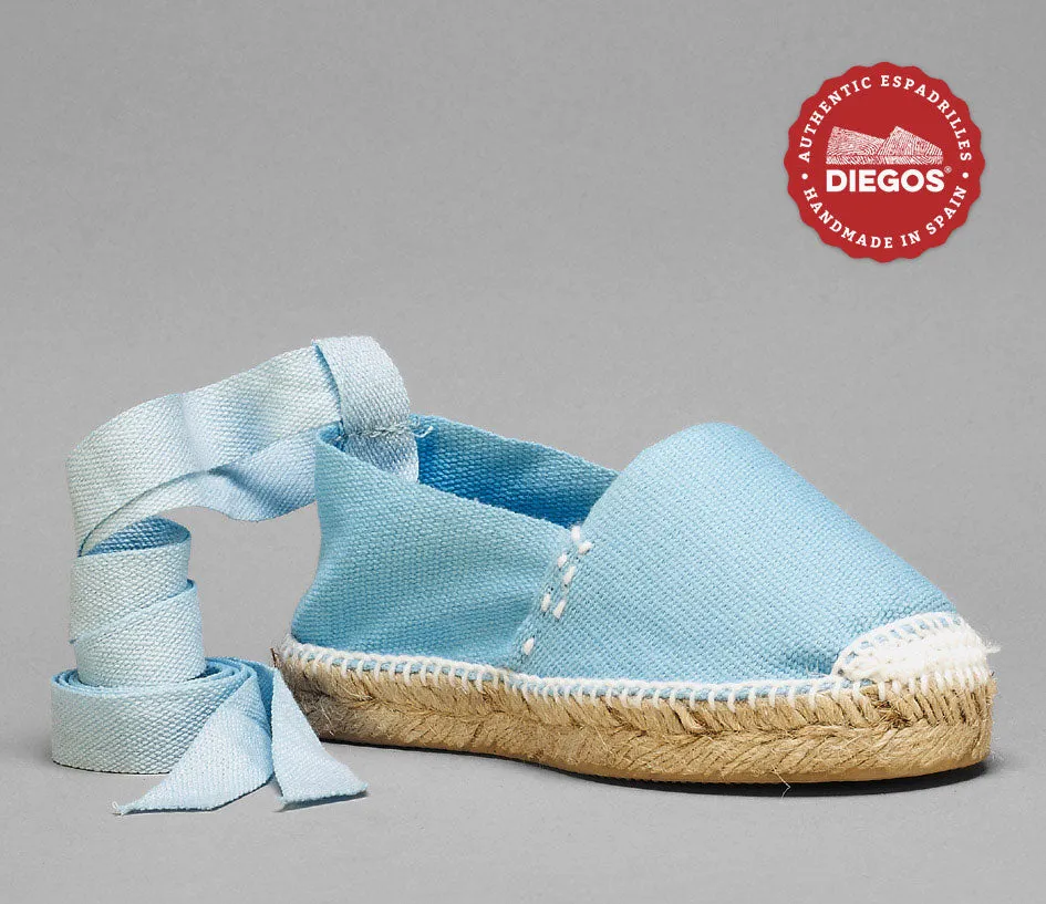 sky blue espadrilles