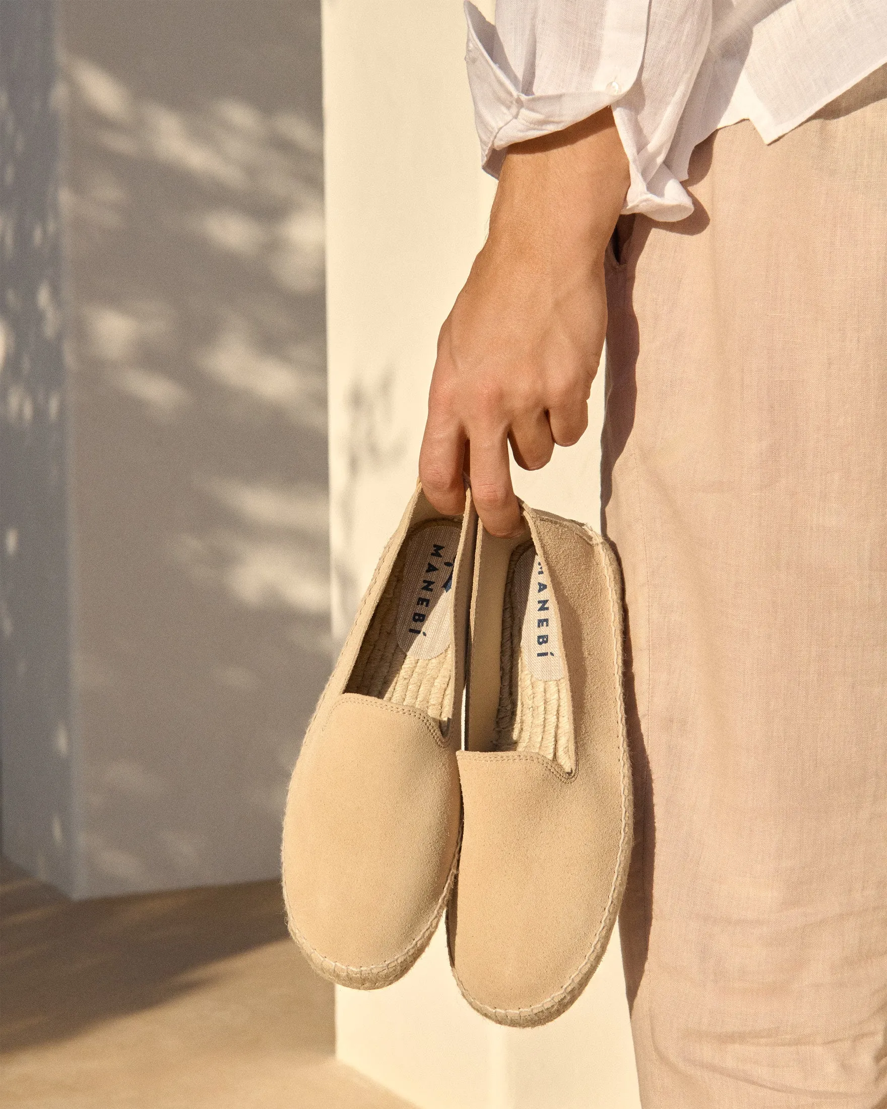 Suede Espadrilles - K11C0 - Hamptons Champagne Beige
