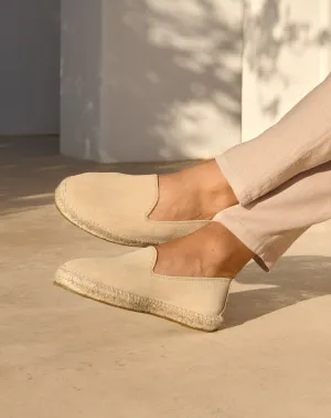 Suede Espadrilles - K11C0 - Hamptons Champagne Beige