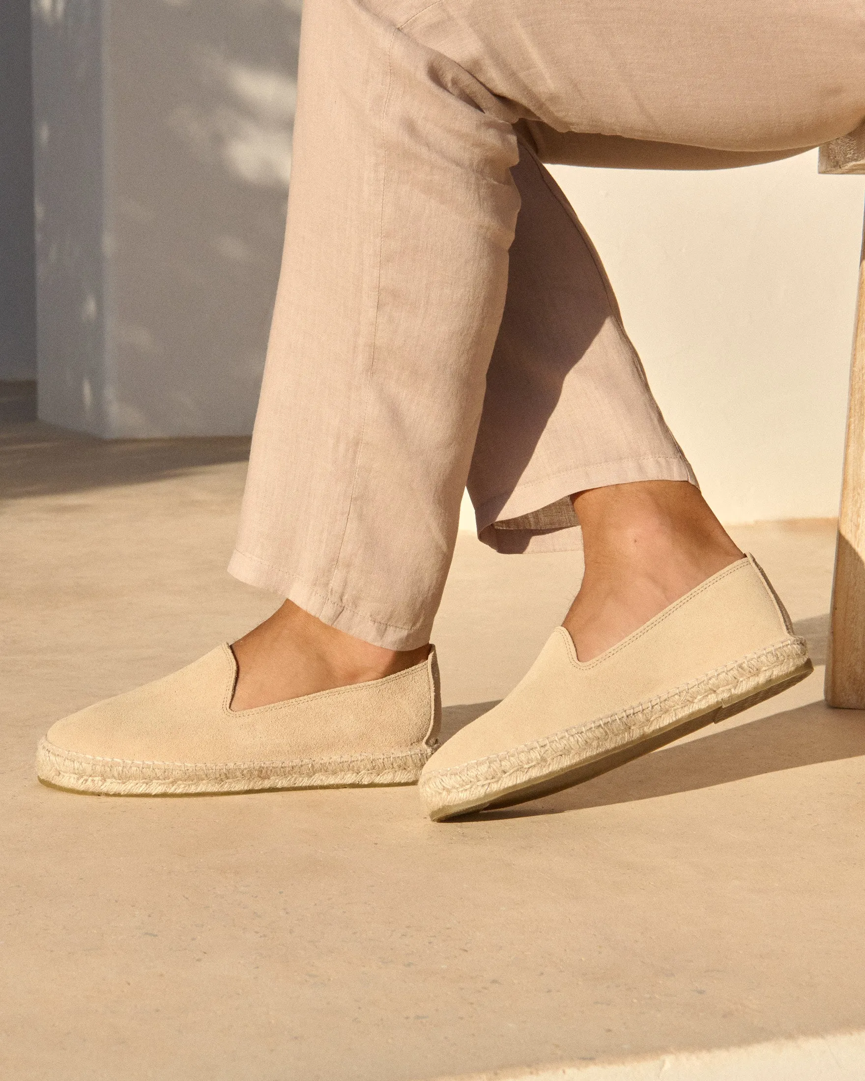 Suede Espadrilles - K11C0 - Hamptons Champagne Beige