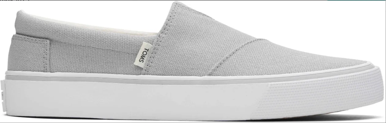 TOMS Fenix Grey Slip On Sneakers