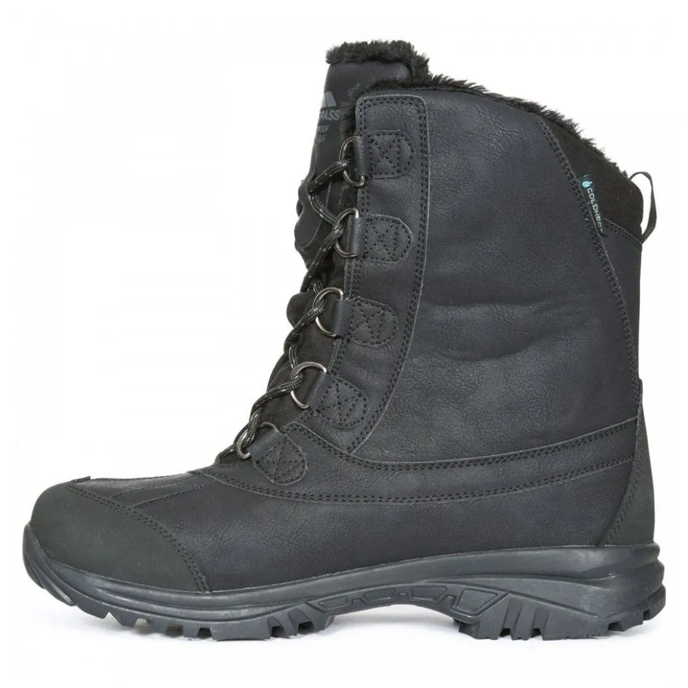 Trespass Mens Waterproof Snow Boot - Black