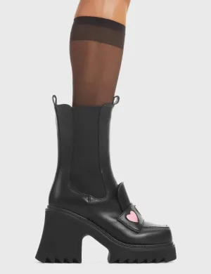 Trustfund Chunky Platform Ankle Boots