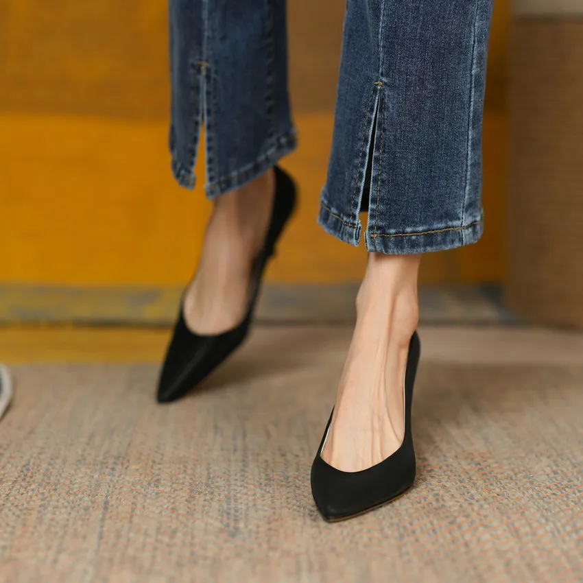USS Shoes Bianca Women's Pointed Toe Thin High Heels Pumps