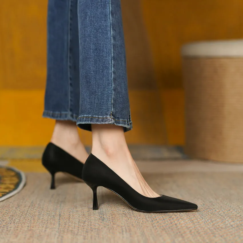 USS Shoes Bianca Women's Pointed Toe Thin High Heels Pumps