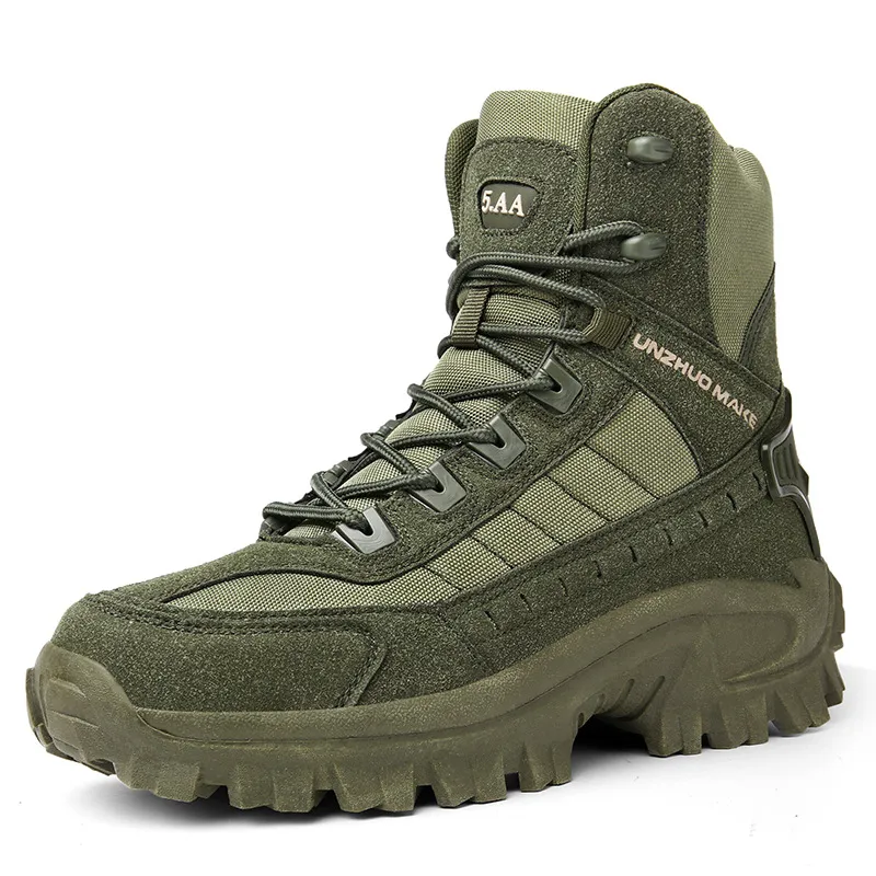 Waterproof and puncture resistant military boots for outdoor use