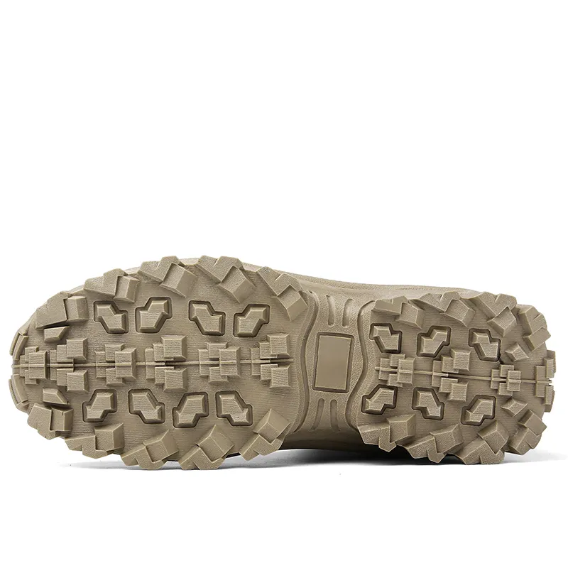 Waterproof and puncture resistant military boots for outdoor use