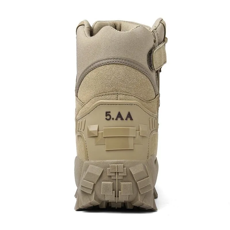 Waterproof and puncture resistant military boots for outdoor use