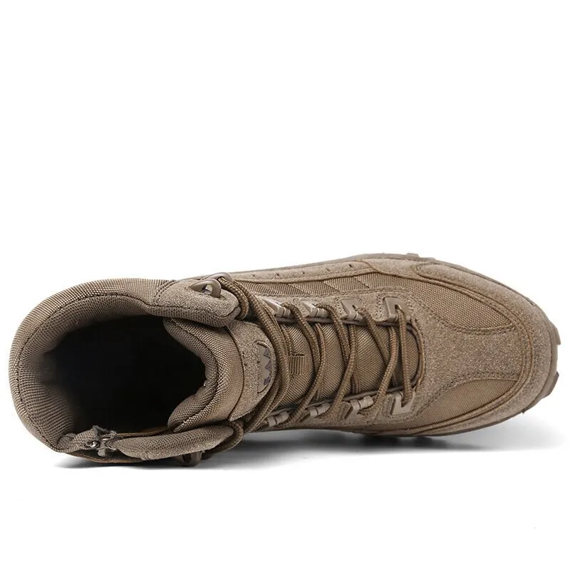 Waterproof and puncture resistant military boots for outdoor use