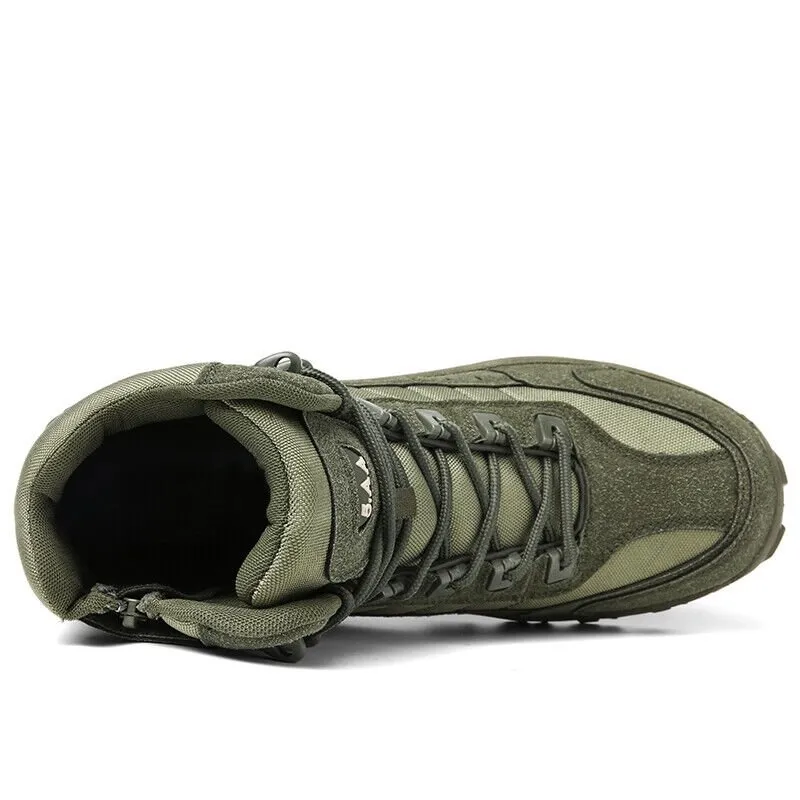 Waterproof and puncture resistant military boots for outdoor use