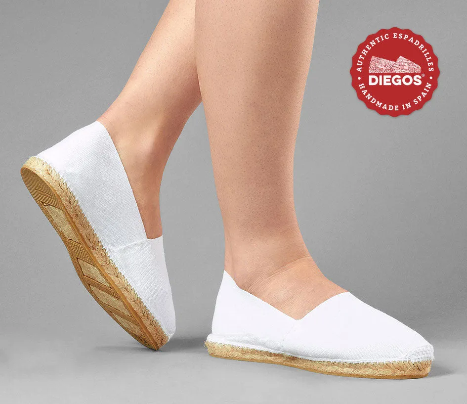 White espadrilles